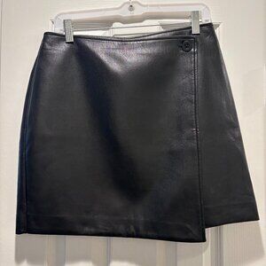 Aritzia Babatron PU leather mini skirt US 10